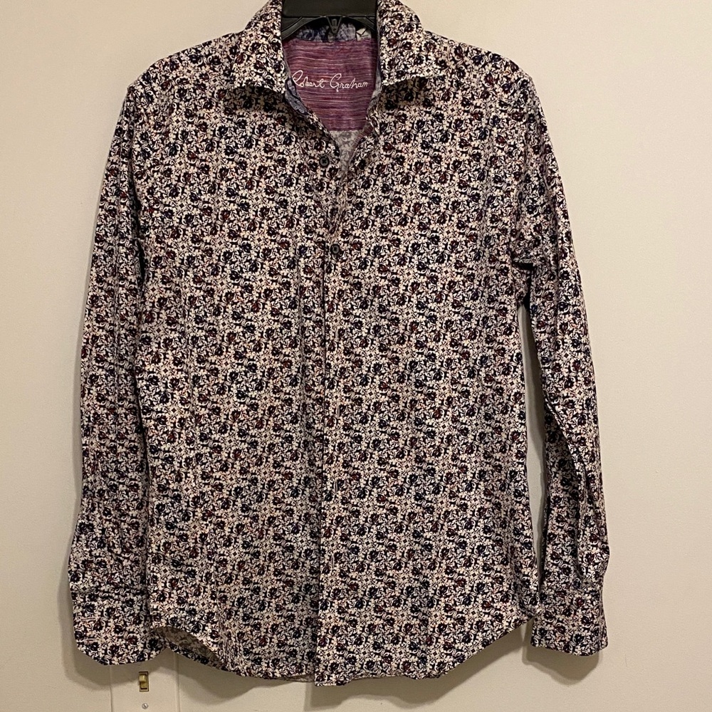 Robert Graham Multicolor Patterned Button Down Sh… - image 1